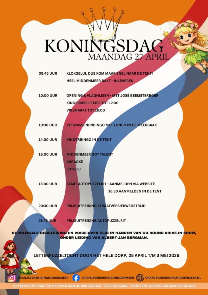 Nacht des Königs & Königstag 2026 Middenmeer Tag 2
